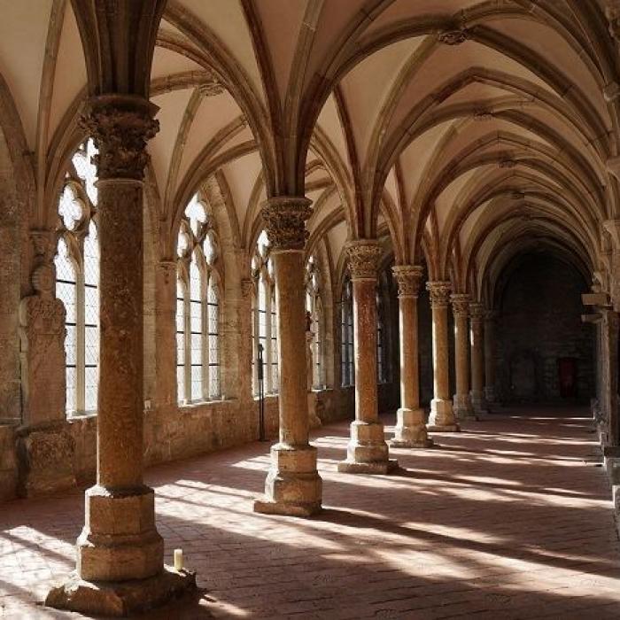 Der zweischiffige Lesegang - Markenzeichen des Klosters Walkenried
